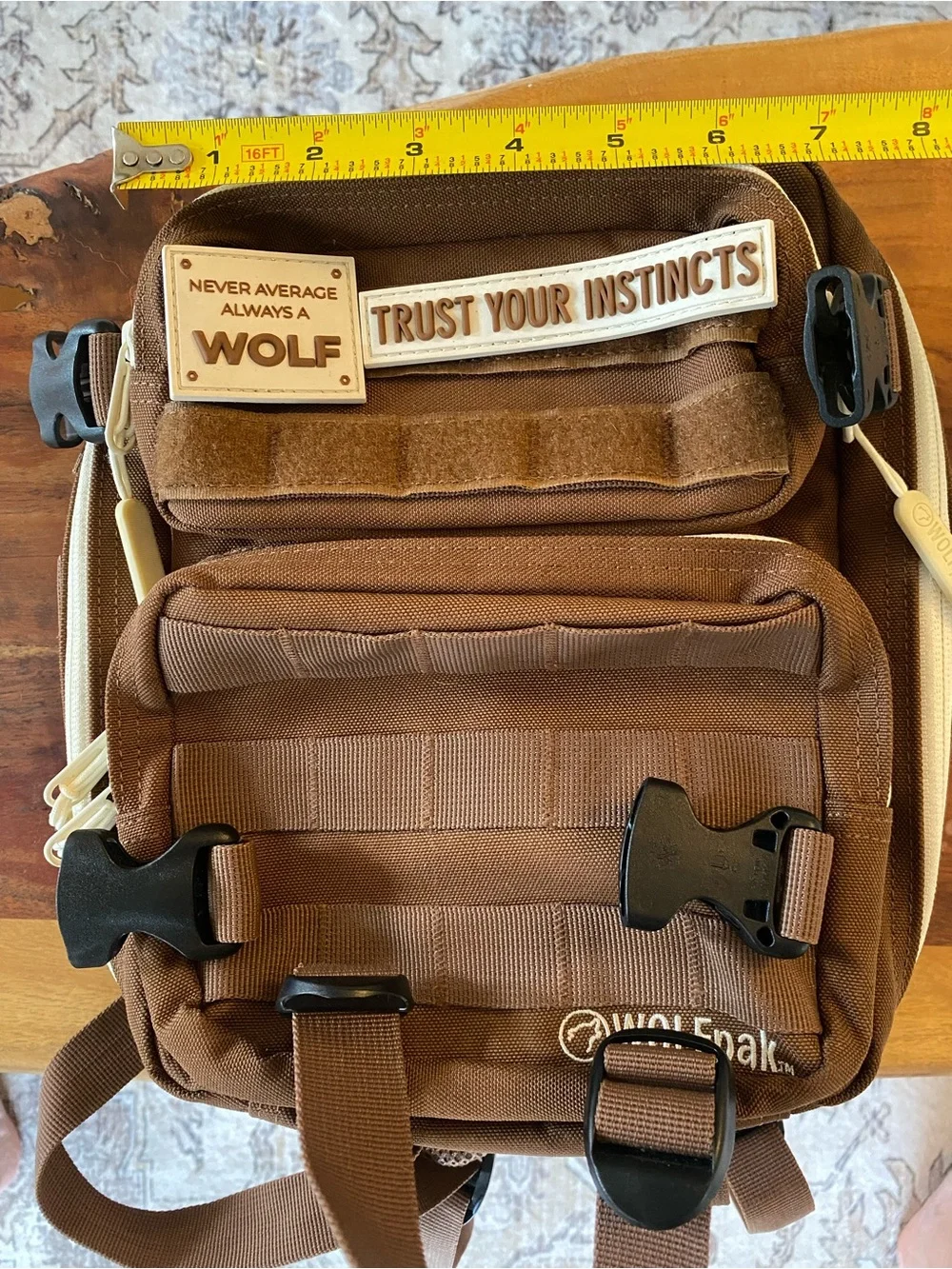 9L WOLFpak mini Brown Tactical Rugged Everyday Backpack